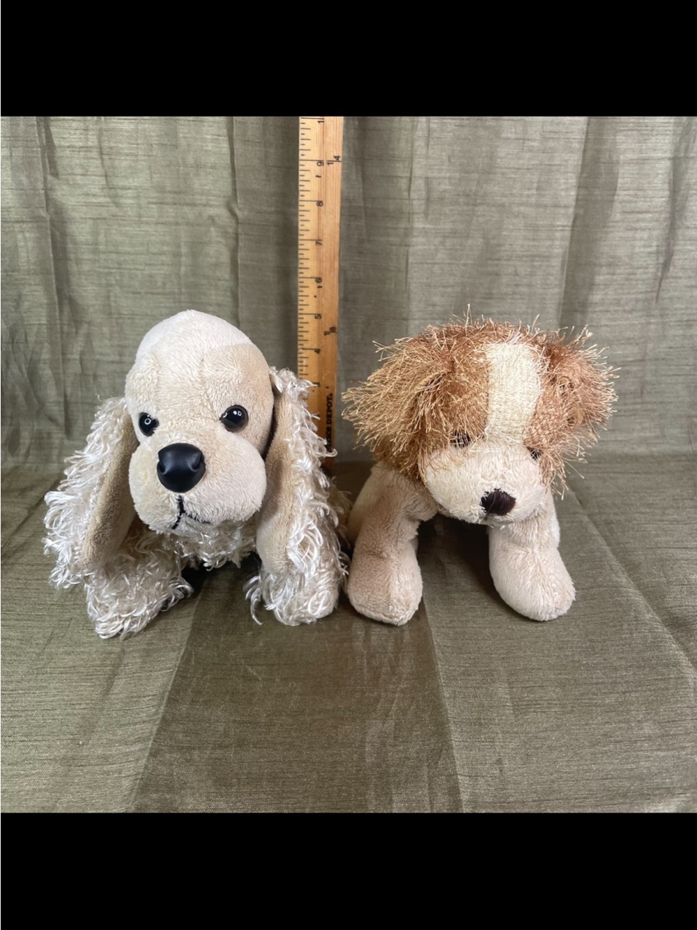 Lot 2 Ganz Webkinz Cocker Spaniel & American Cocker Plush Stuffed Animal NO CODE